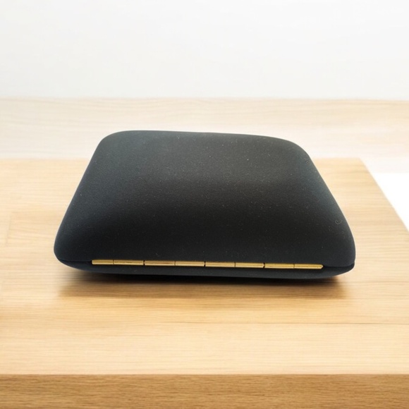 Rodo Black Satin Clutch Evening Bag With Gold Swarovski Crystals Closure, Metal - Picture 7 of 11